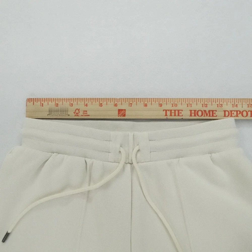 Puma Sweatpants Mens S Cream Relaxed Fit Pintuck Casual Outdoor Lounge